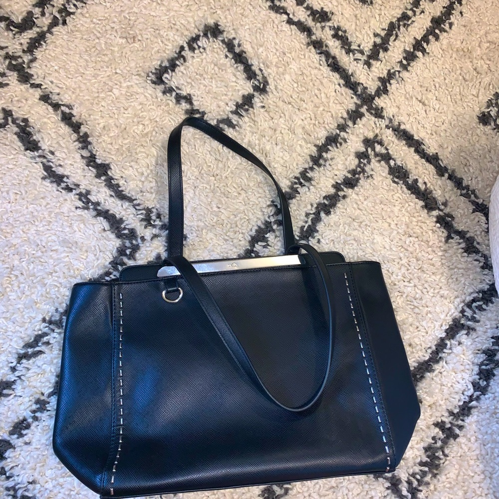 Caprisa Black Tote Bag Silver Detailing Never Used